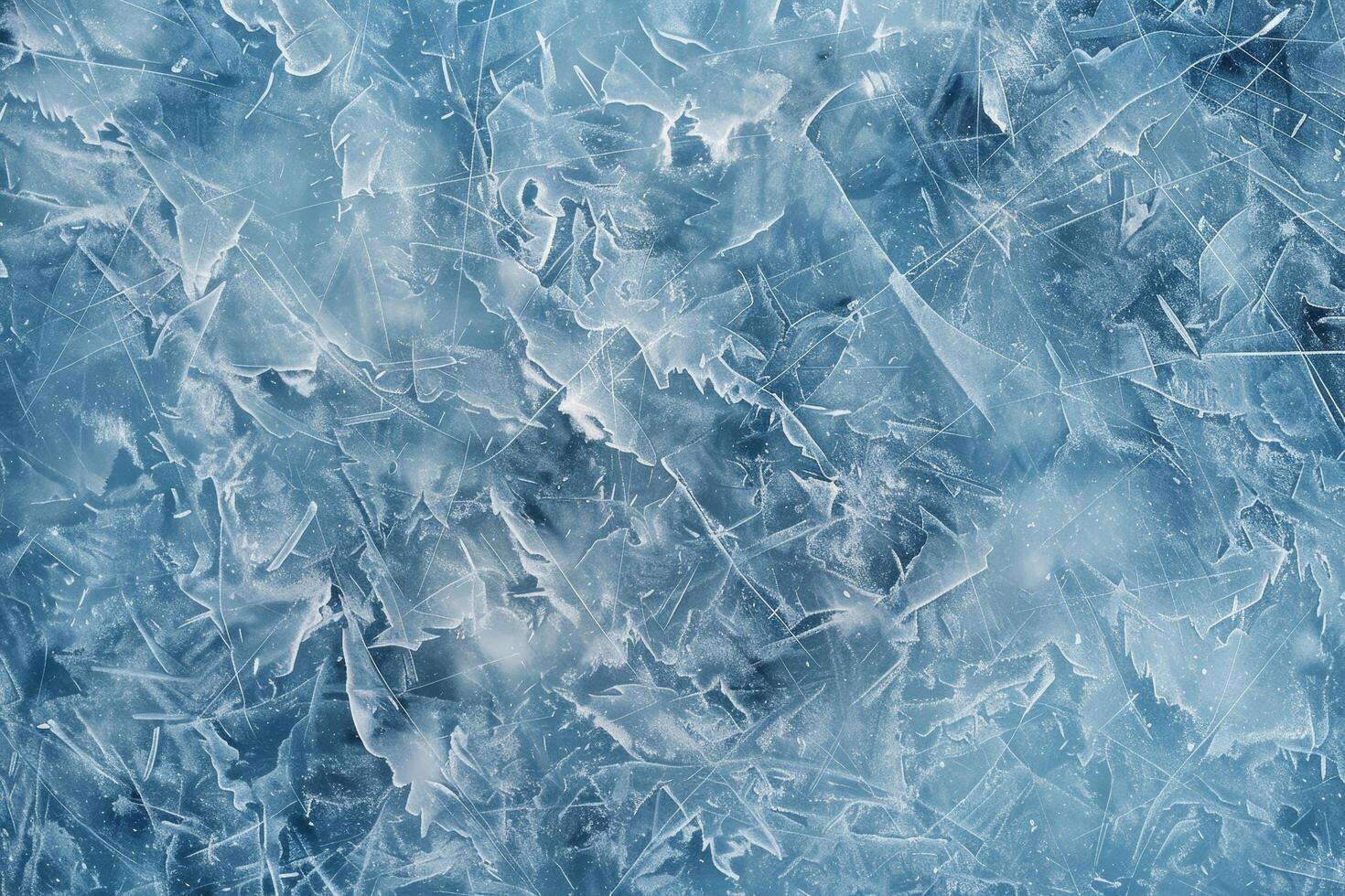 Intricate Patterns of Frozen Ice photo