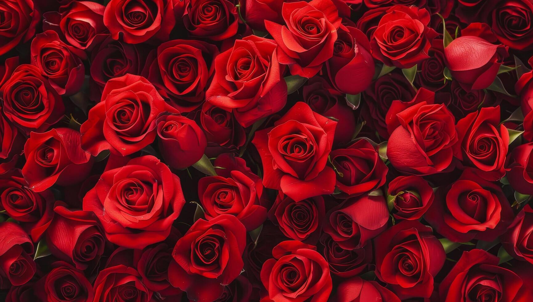 Close up of Vibrant Red Roses photo