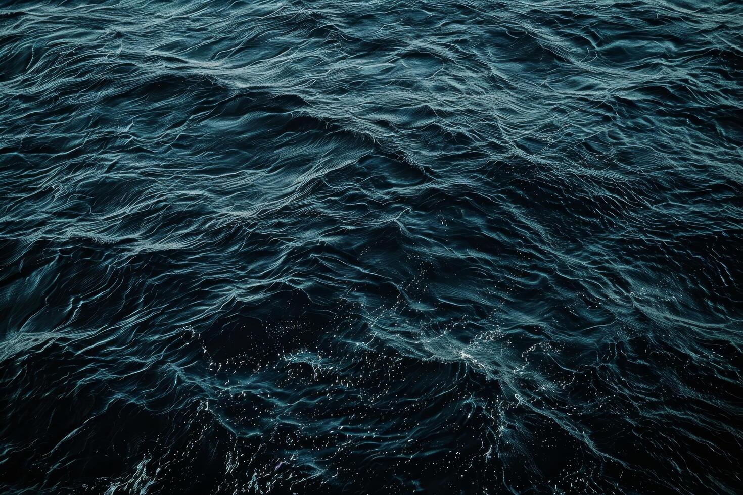 Dark Ocean Waves Texture photo