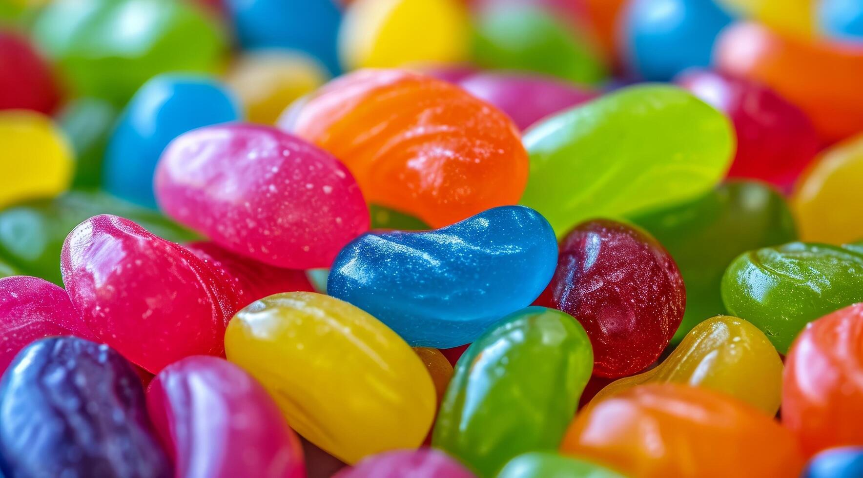 Assorted Colorful Jelly Beans Background photo