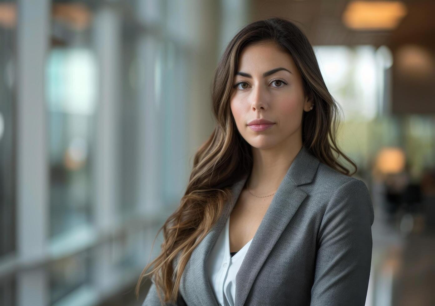 Confident Professional Woman in Office Environment photo