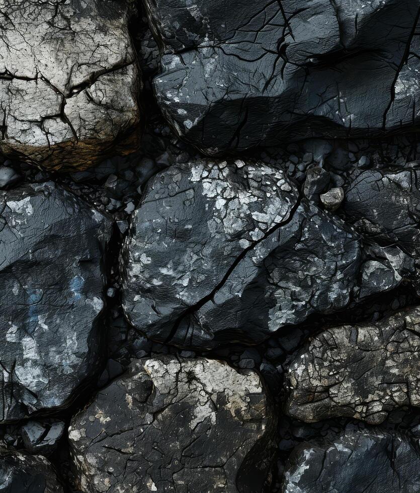 Textured rock surface with intricate patterns photo