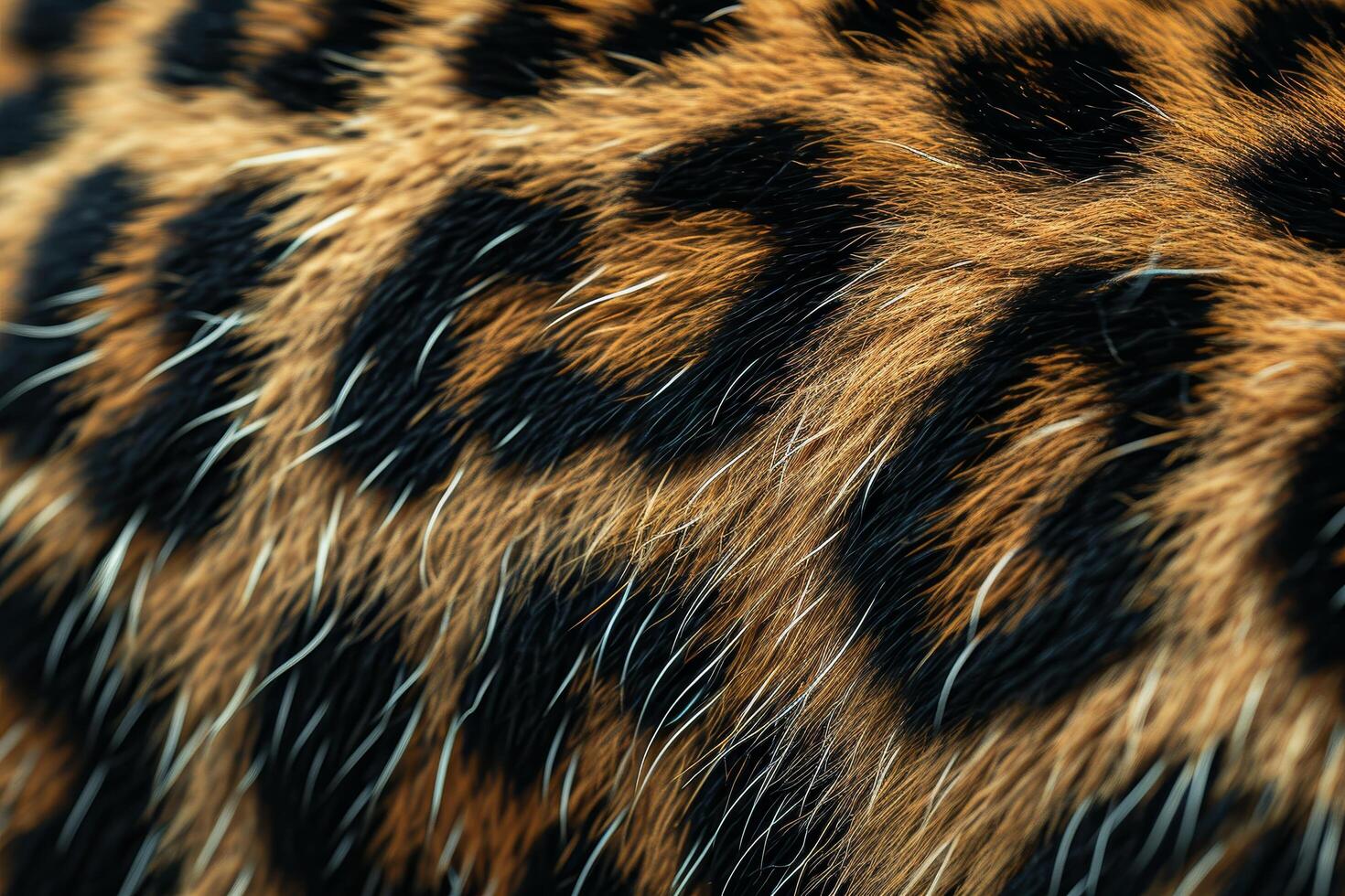 Close up Texture of Animal Fur with Distinctive Patterns photo