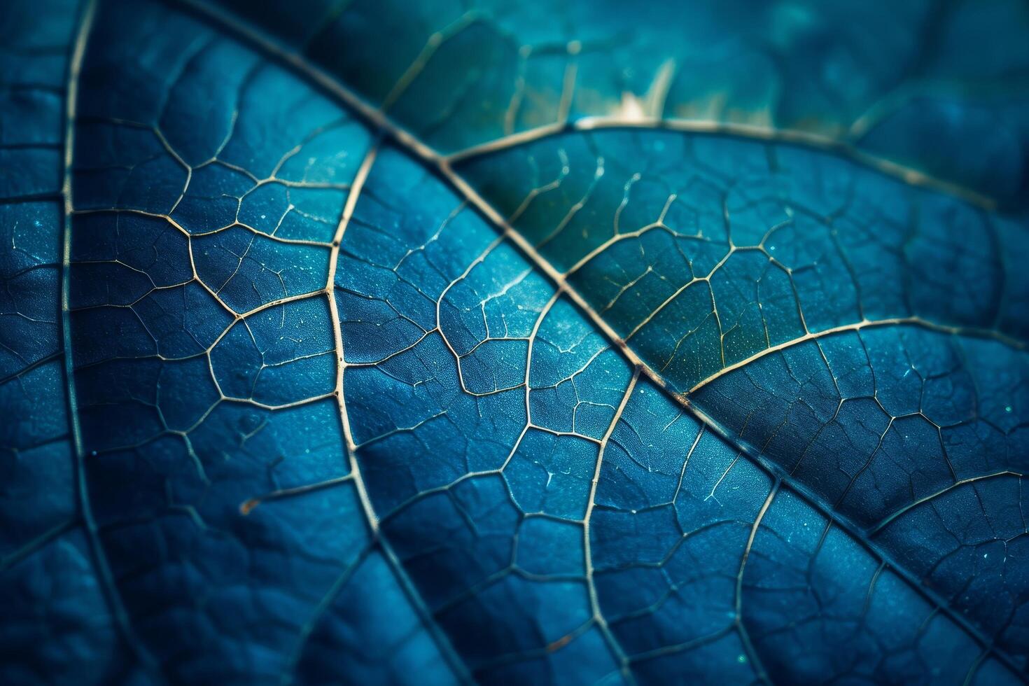Close up of Blue Leaf Texture photo