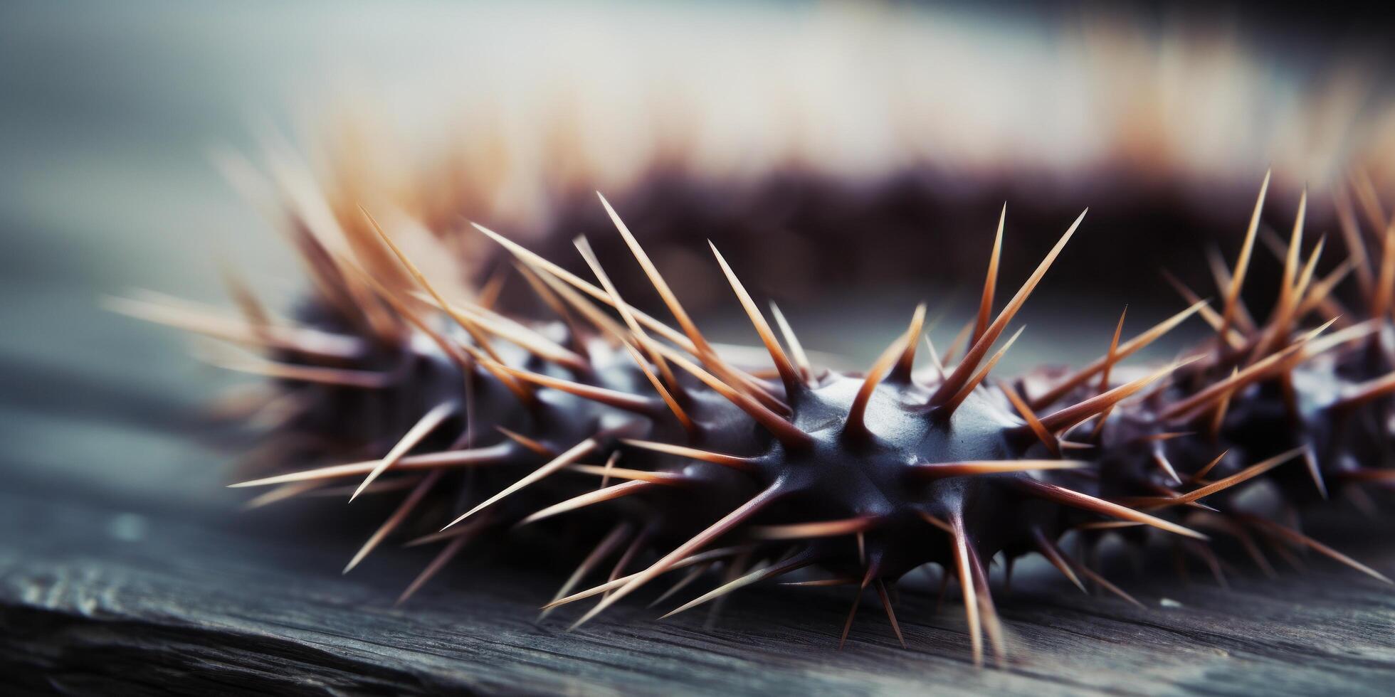 Close up of a spiky plant photo