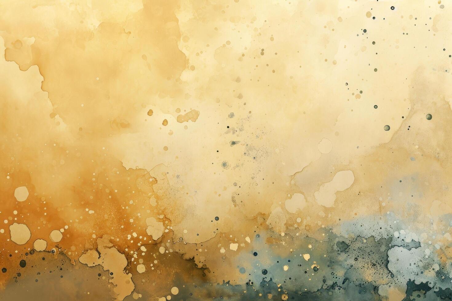 Abstract watercolor background with golden hues photo