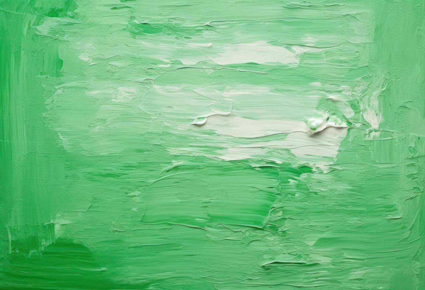 a green paint on a surface photo