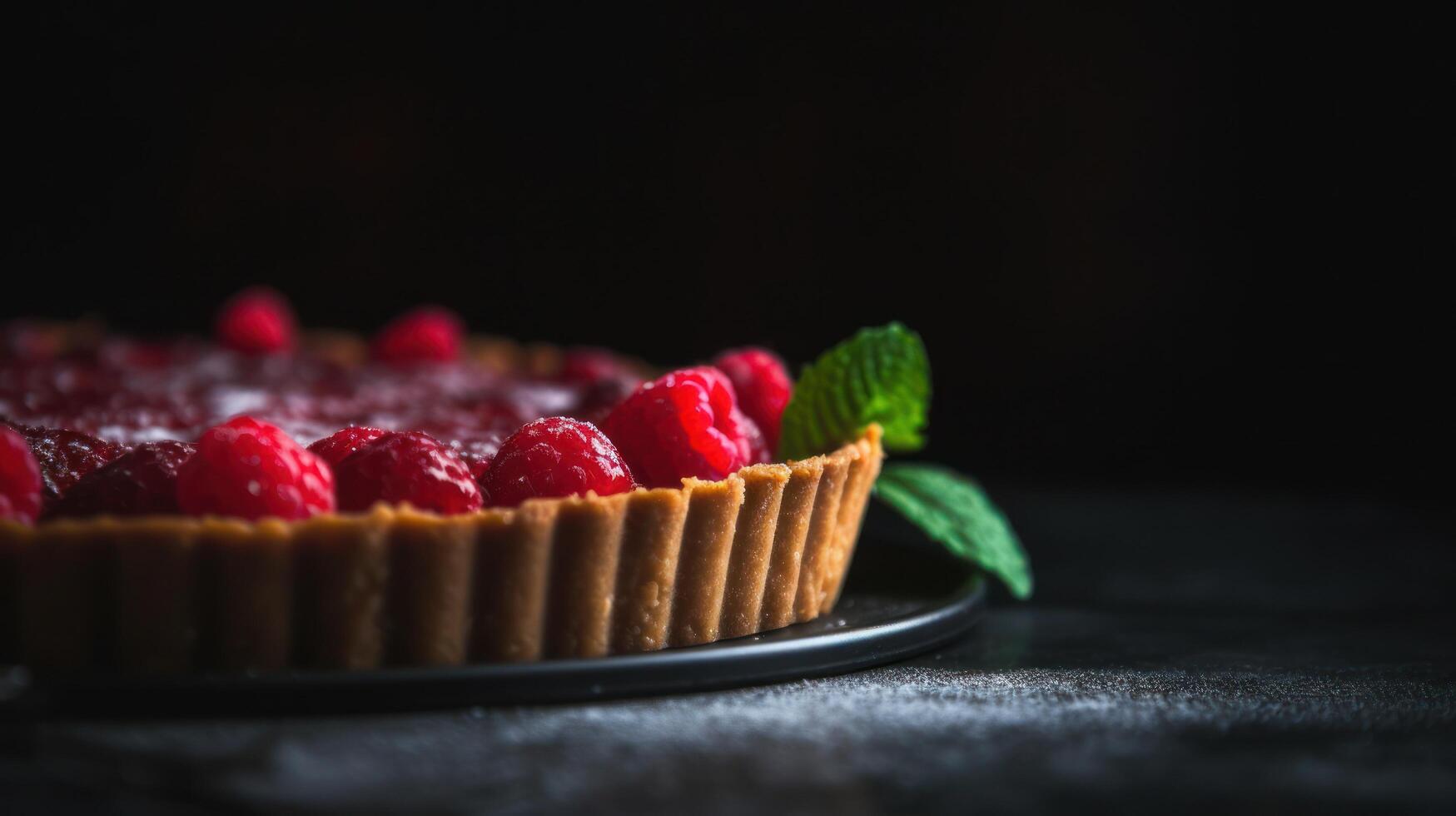 a close up of a pie photo