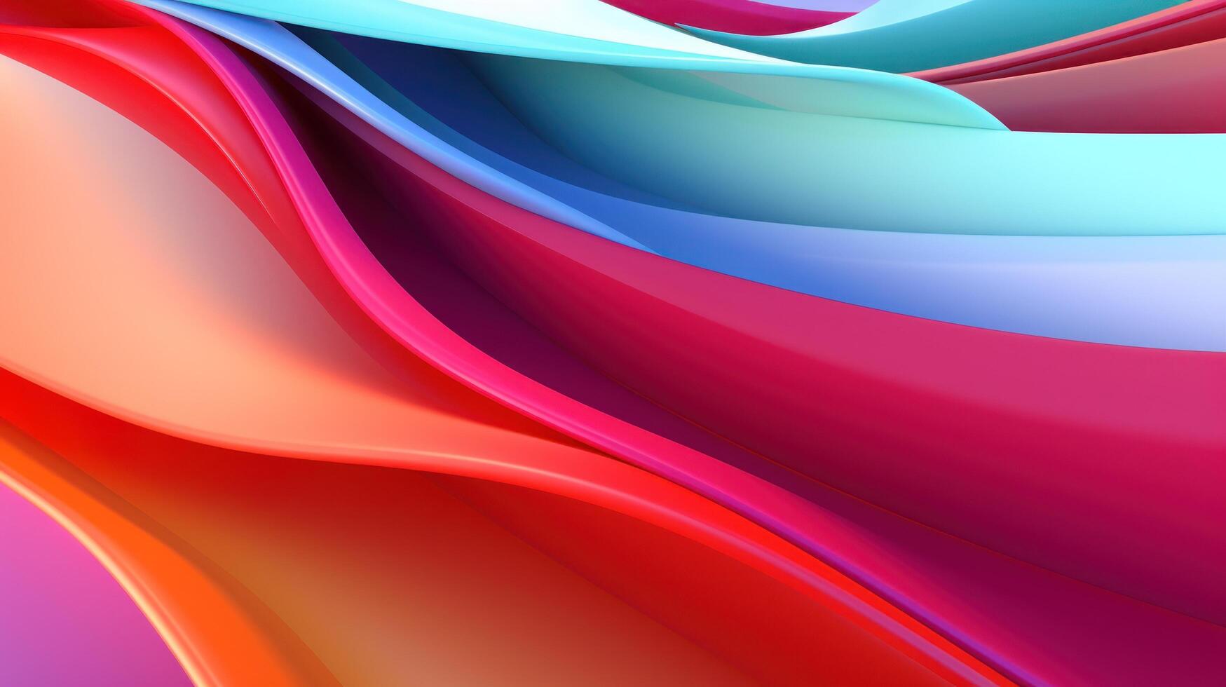 a colorful waves of different colors photo