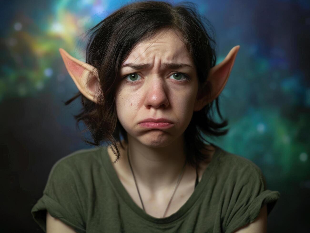 a woman with pointy ears photo