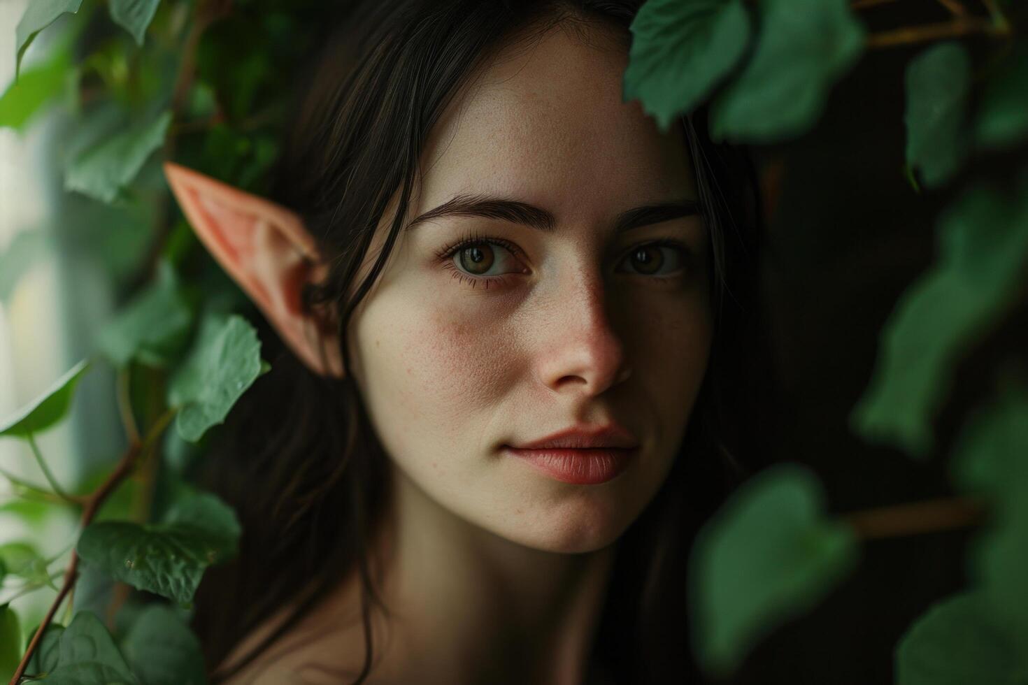a woman with elf ears photo