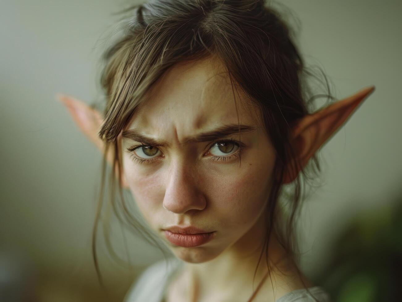 a woman with pointy ears photo