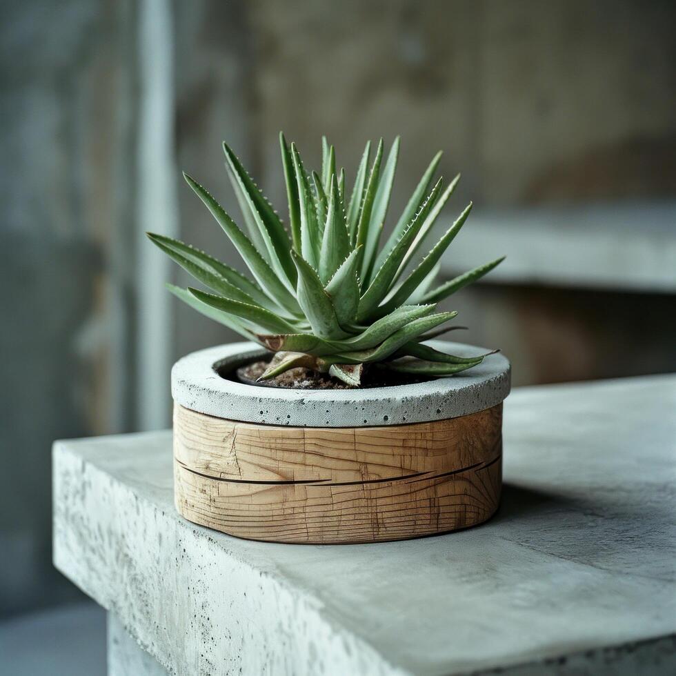 a plant in a pot photo