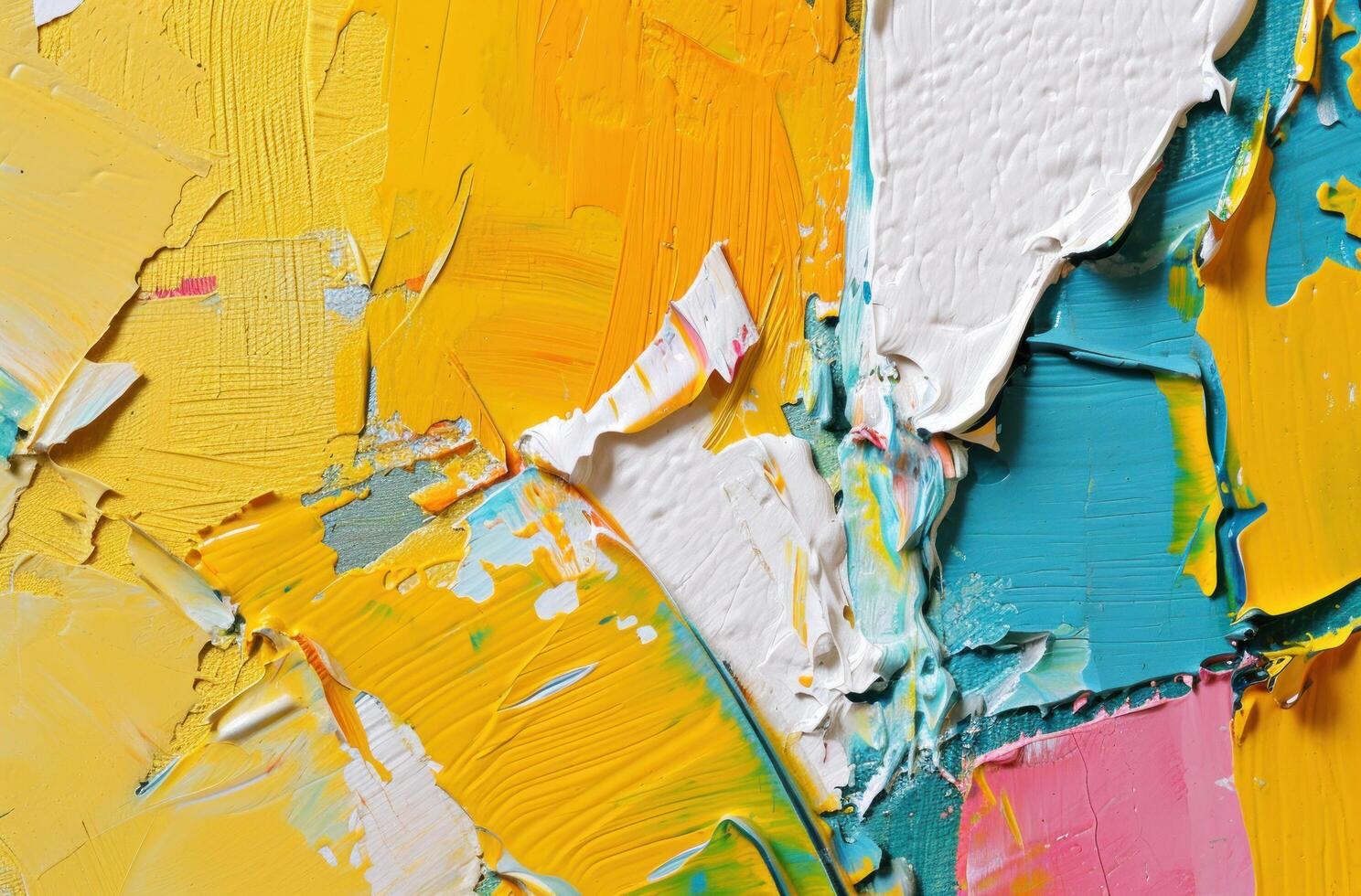 a close up of a painting photo