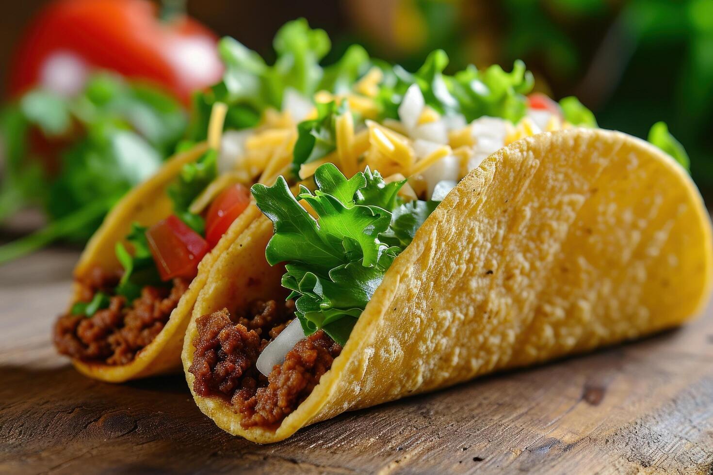 a tacos on a table photo