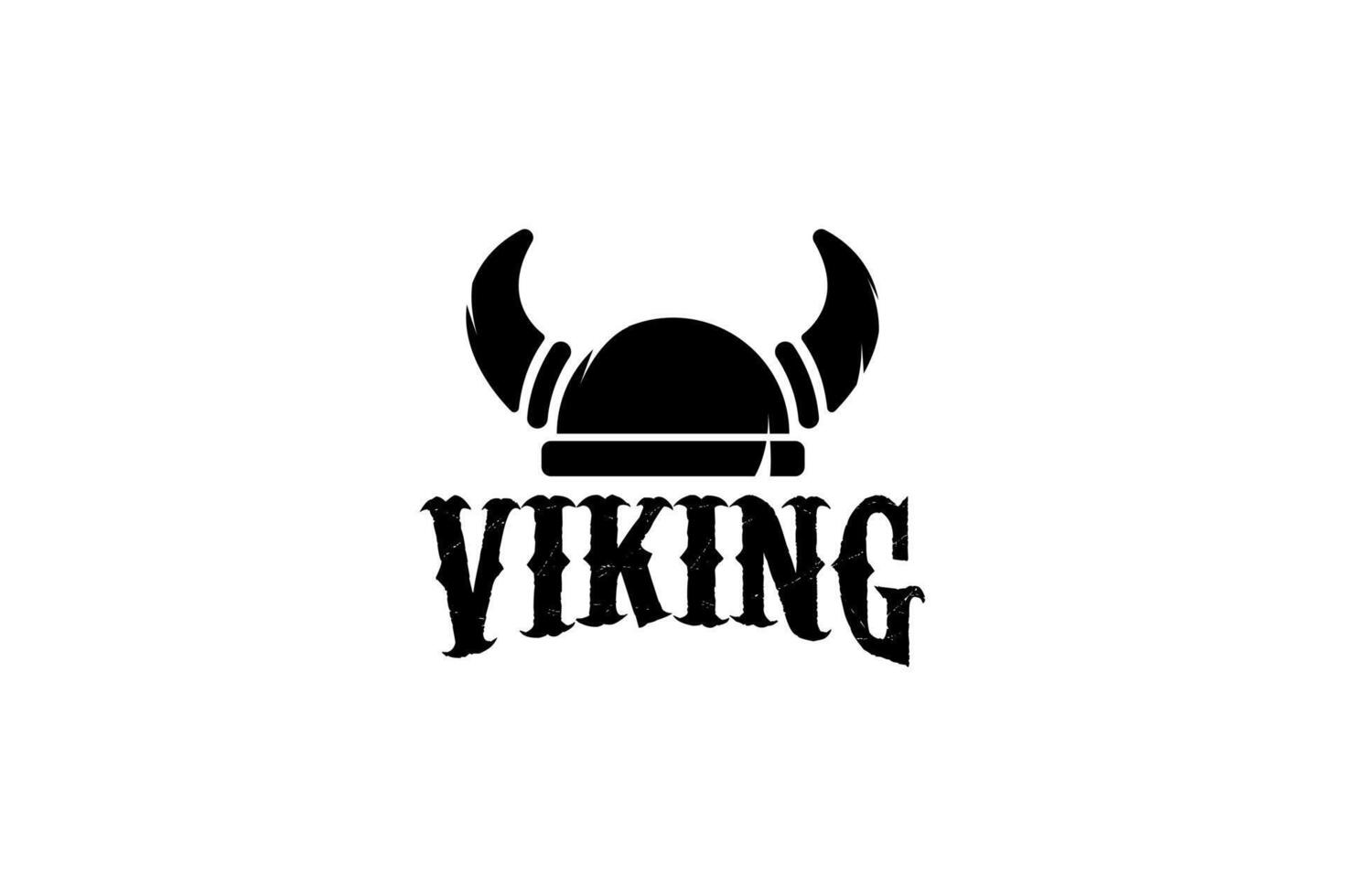 viking logo icon illustration vector