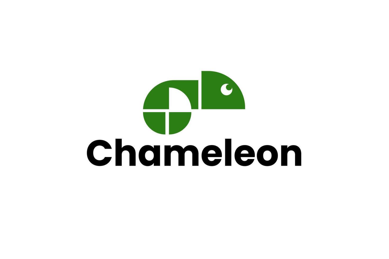Chameleon Creative Logo Design Template vector