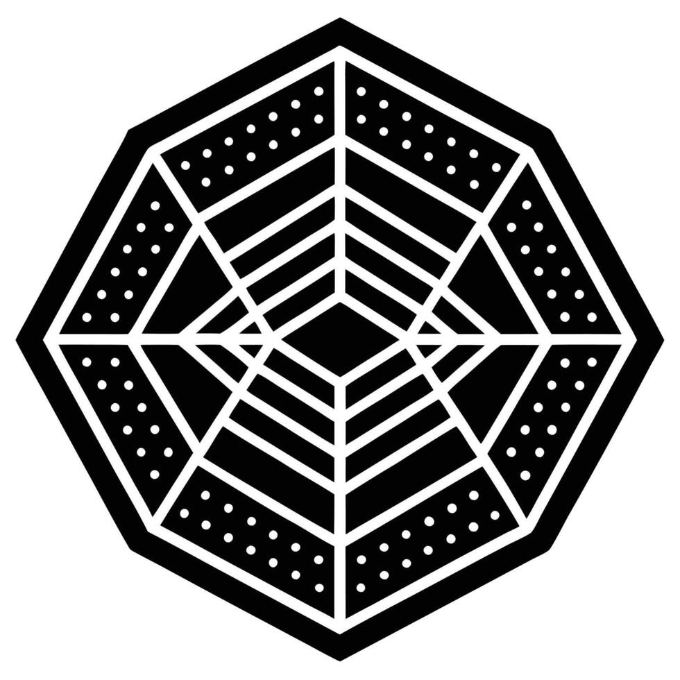 Stylish Hexagonal Illustration vector
