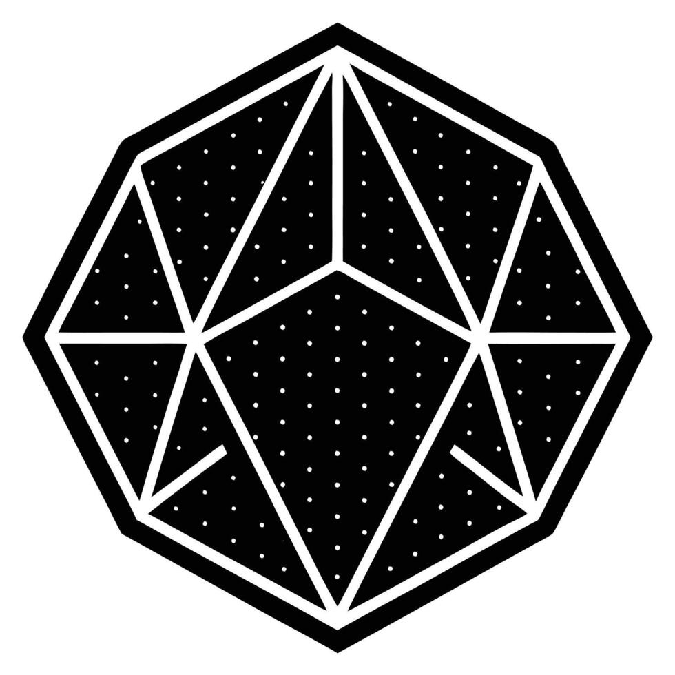 Creative Hexagon Graphic vector