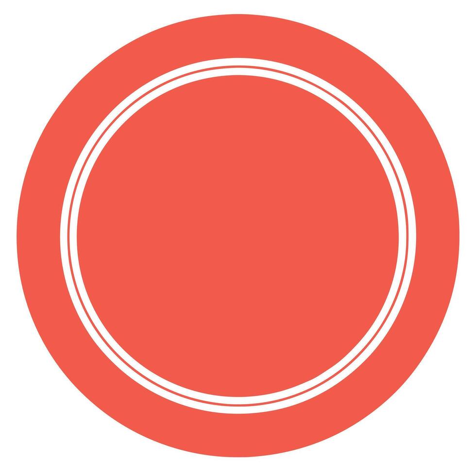 Simple Line Circle Concept vector