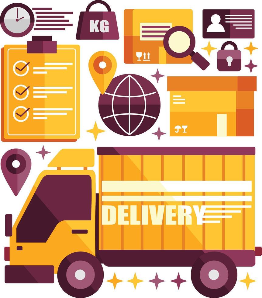 Logistic Elements Illustration vector