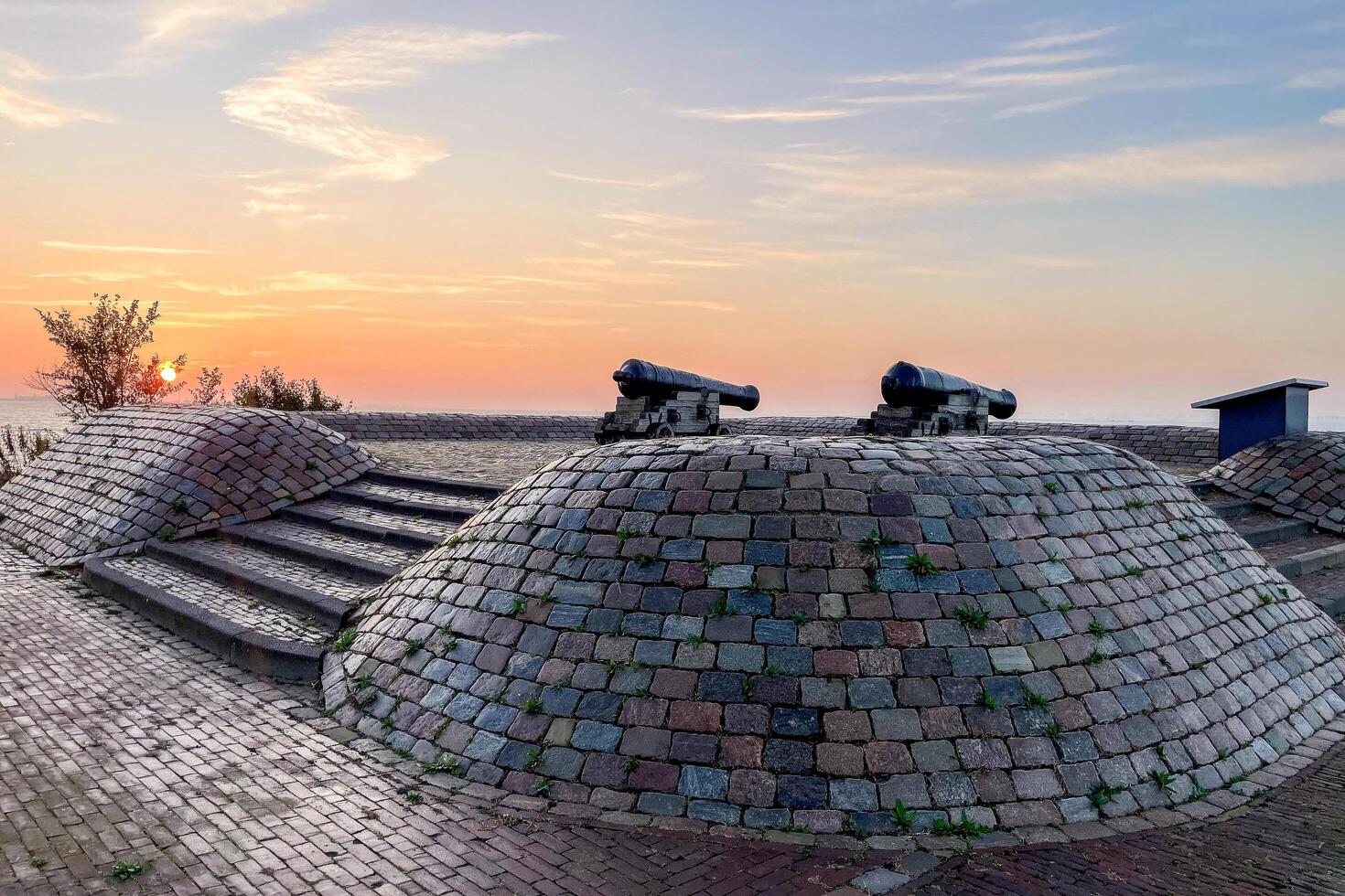 October 25, 2024. Hellevoetsluis, The Netherlands. The Fortress and the harbour of Hellevoetsluis, The Netherlands. photo
