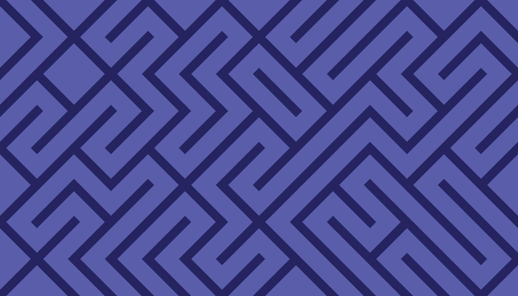 Purple geometric maze pattern with bold interwoven lines and angular designs vector