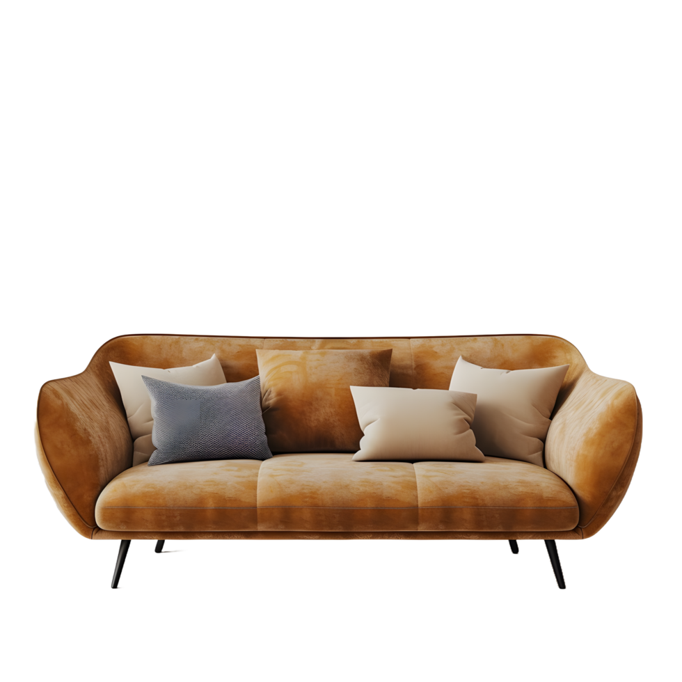 Sofa isolated on transparent background png