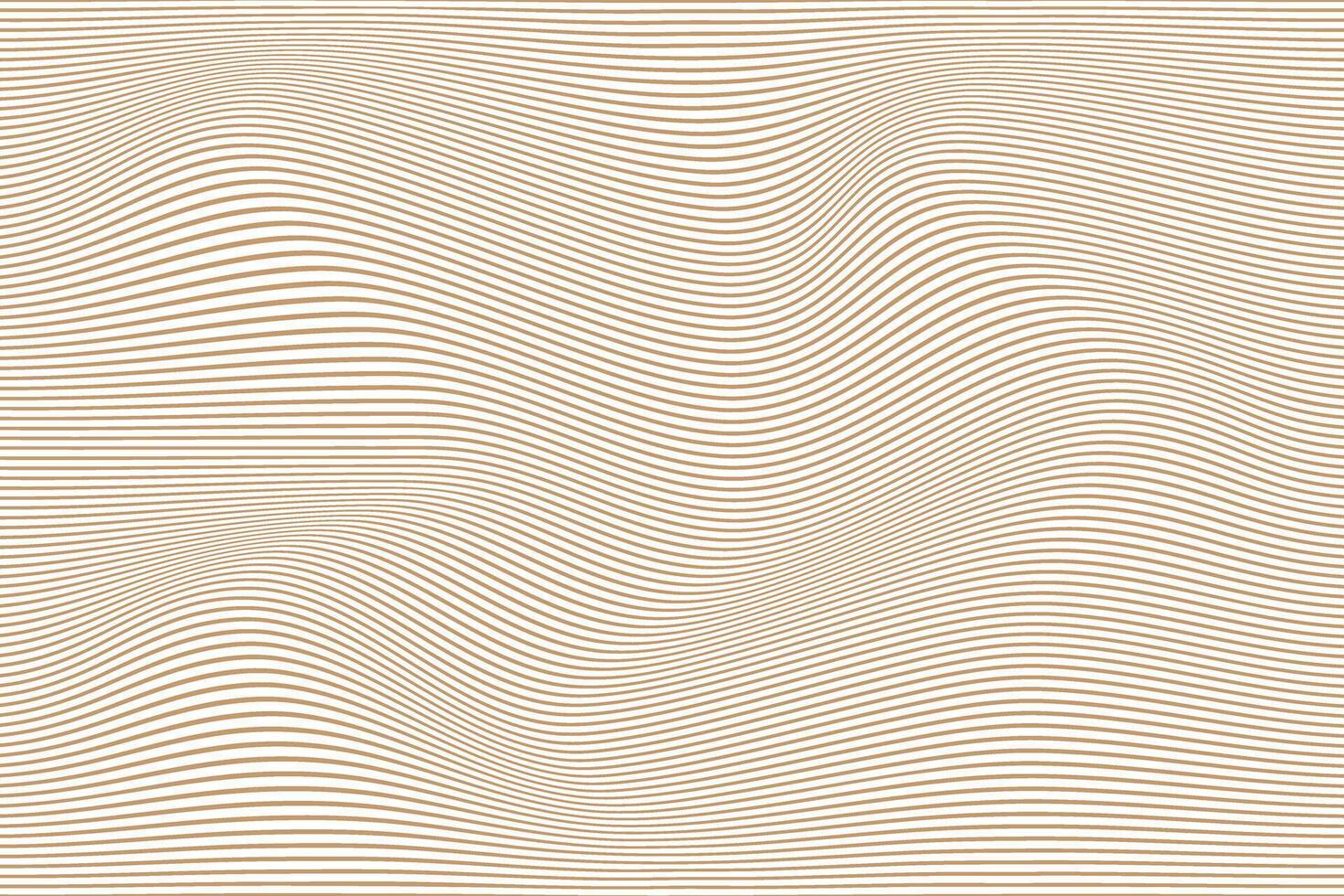 simple abstract dark brown color horizontal line wavy distort pattern a brown background with wavy lines on a beige background vector