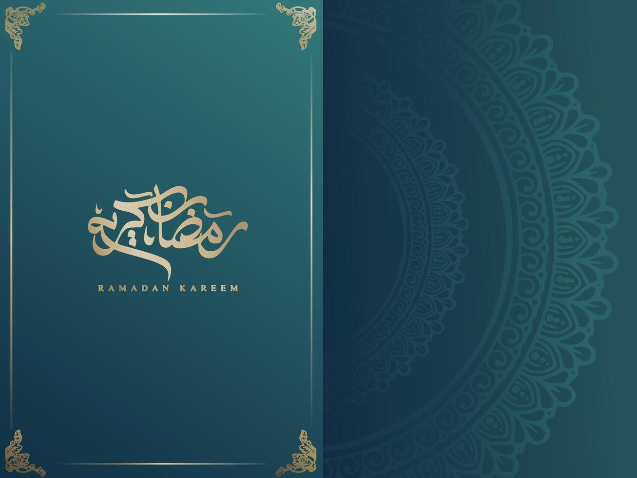 islamic ornament template for Ramadan Kareem background vector