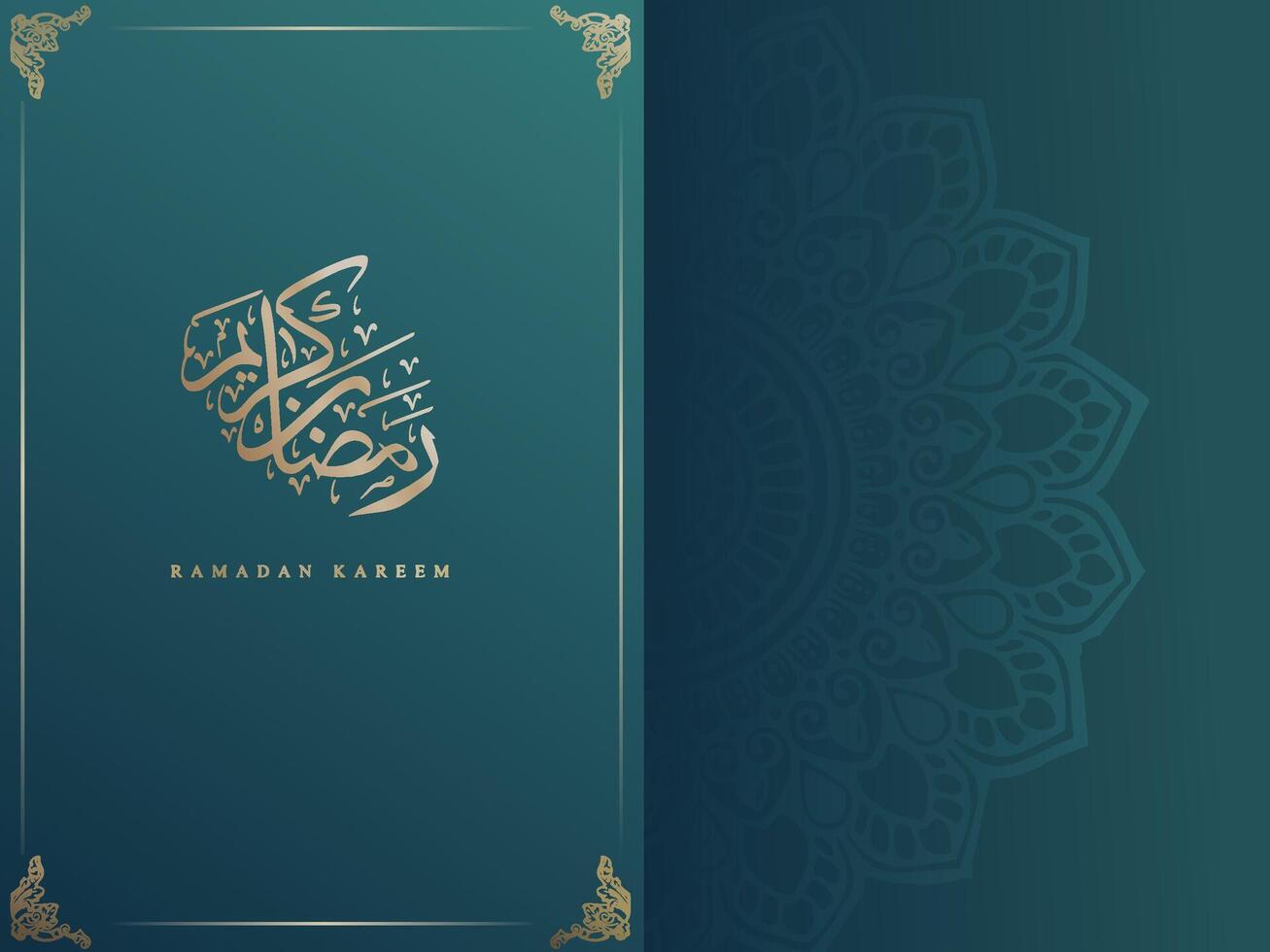luxury background for ramadan kareem vector