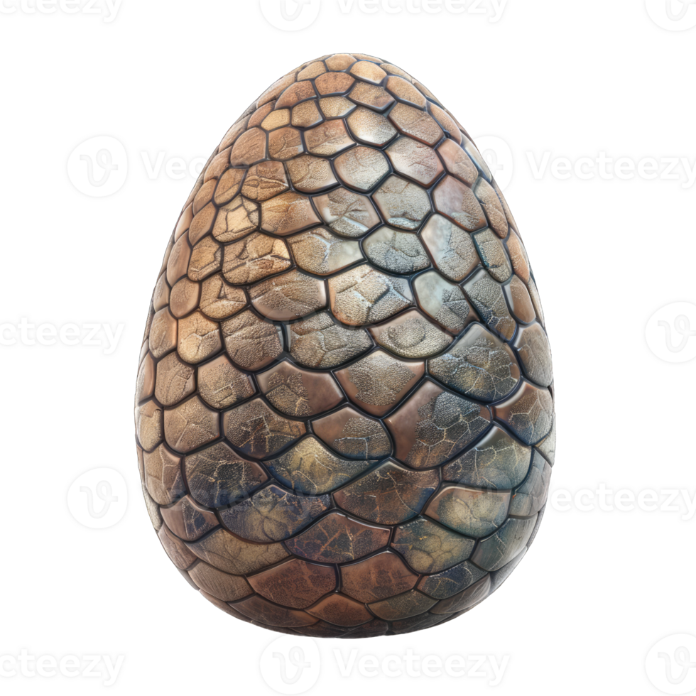 A dragon egg with a brown and black pattern png