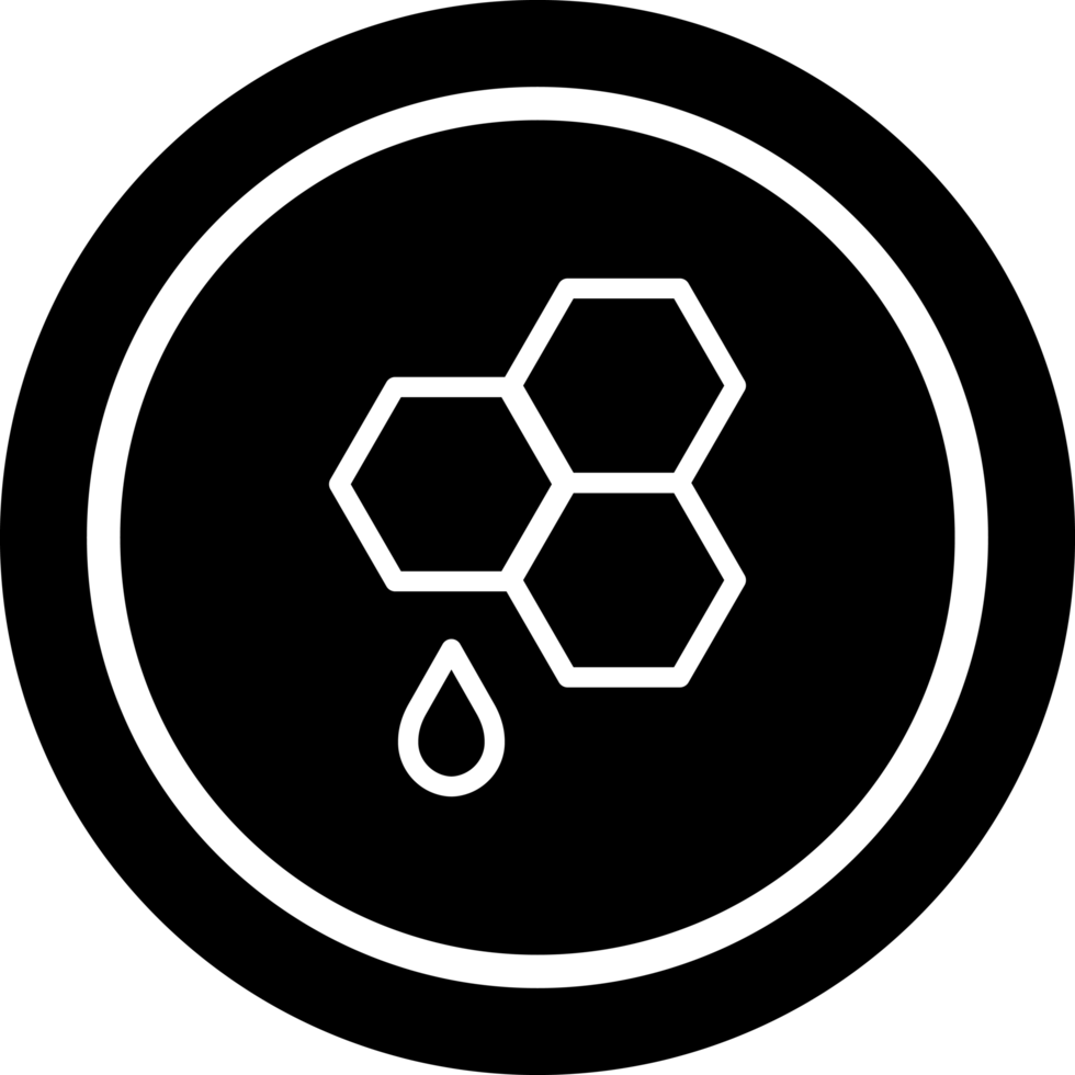 Black Squalane Icon for Beauty Products png