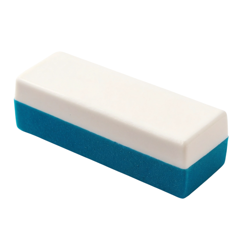 White board eraser isolated on a transparent background png