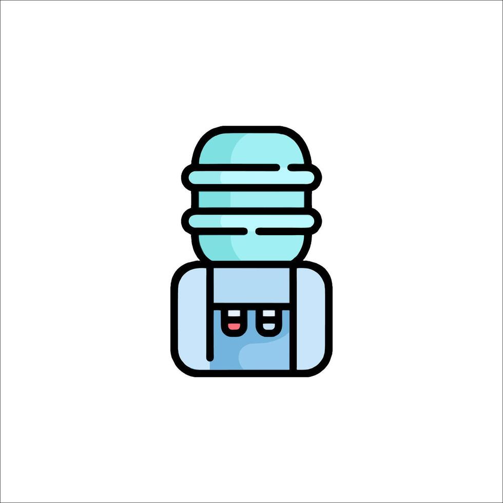 water dispenser icon illustration vector