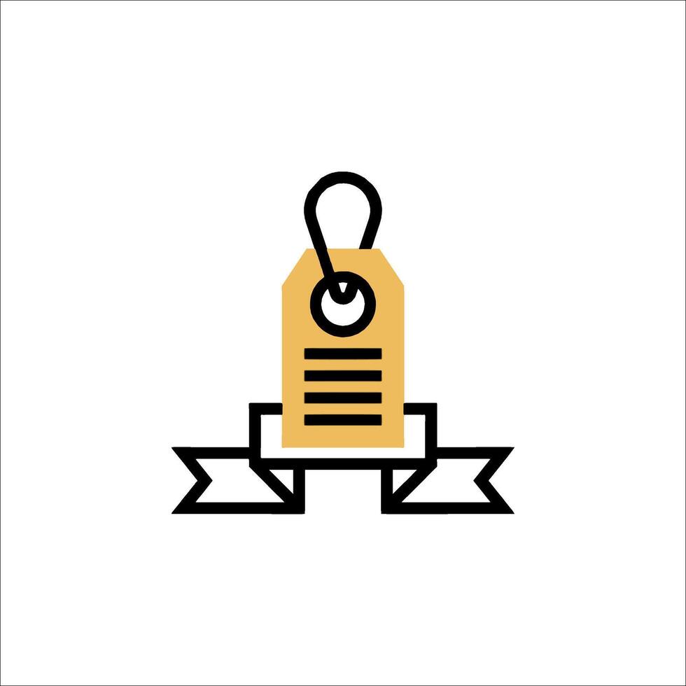A price tag icon on a white background vector