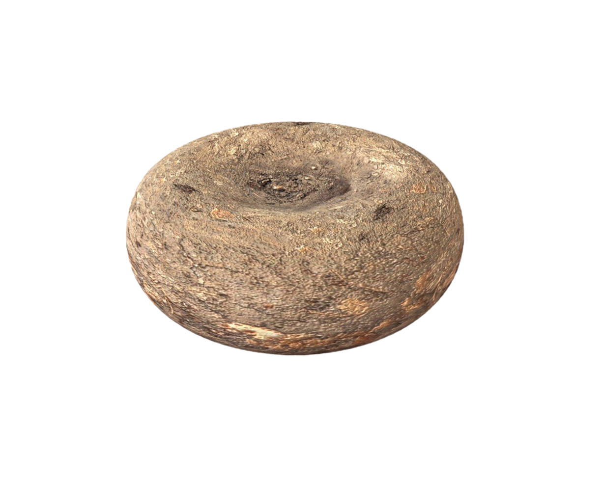 A rock on a black background with no dirt png