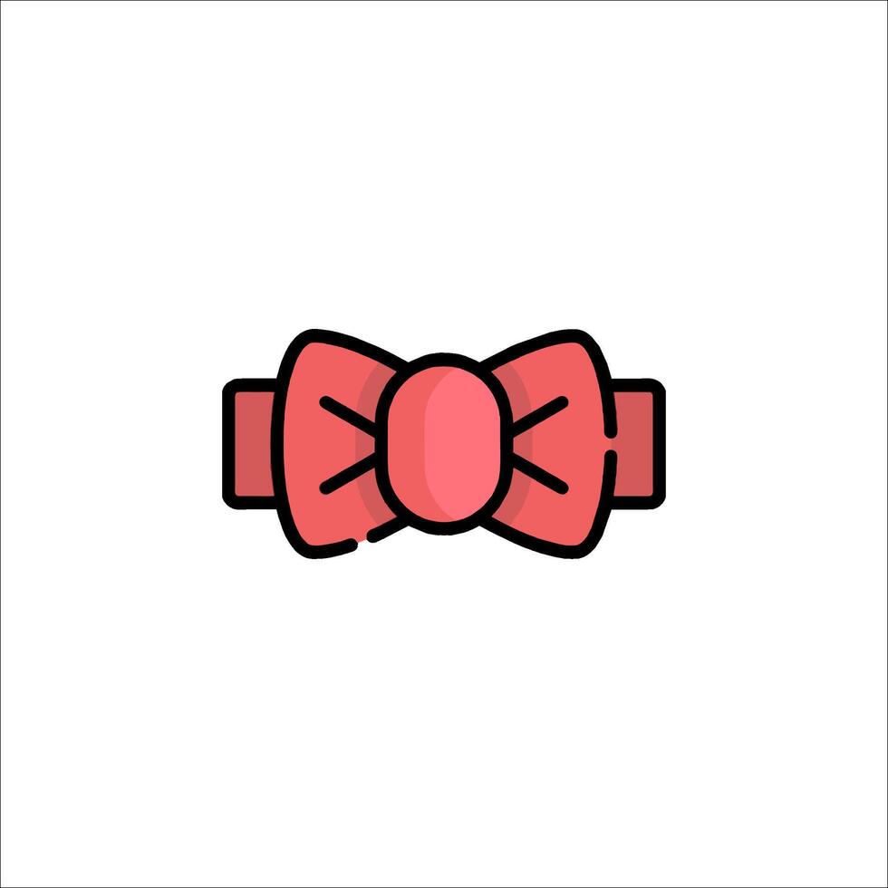A bow tie icon on a white background vector