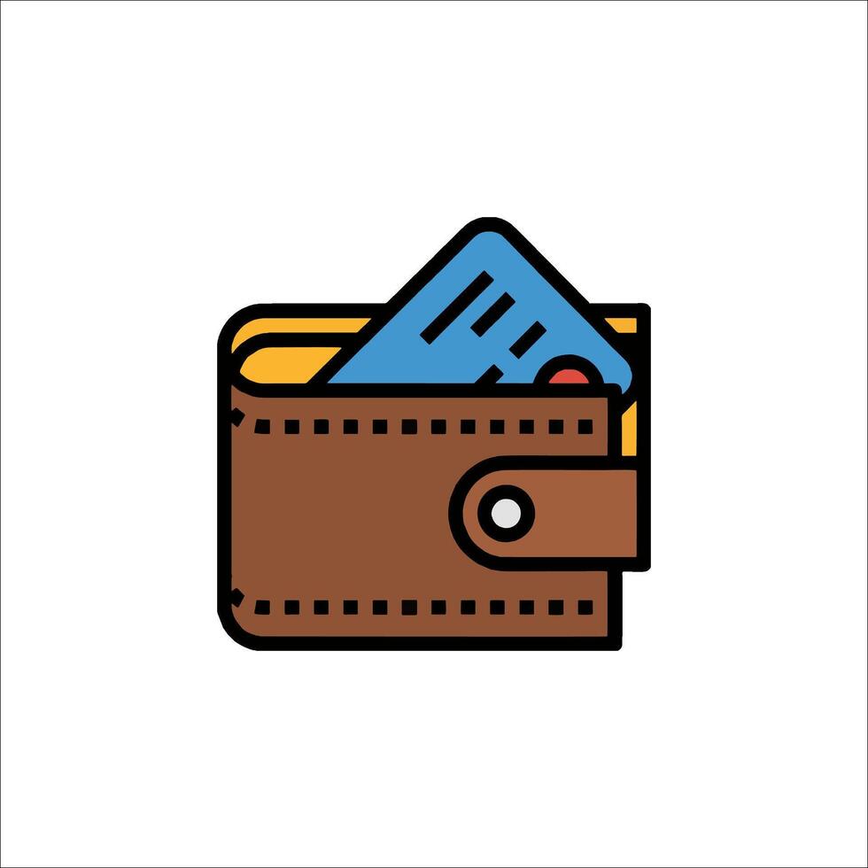 Wallet icon illustration vector