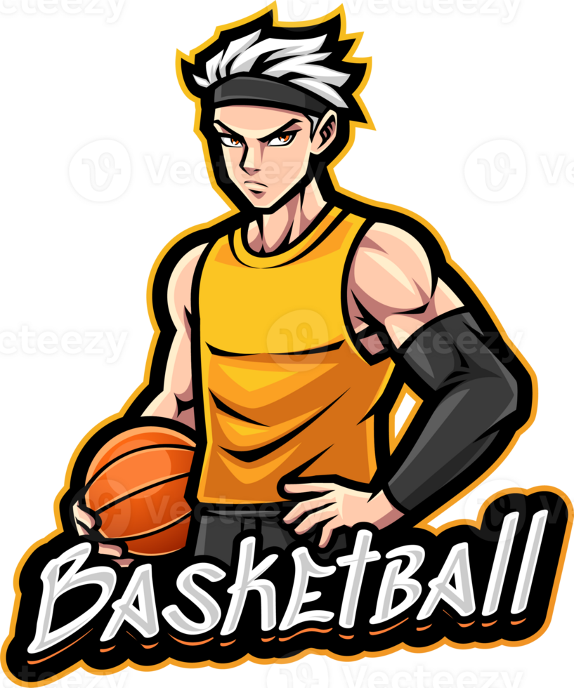 Basketball player mascot png