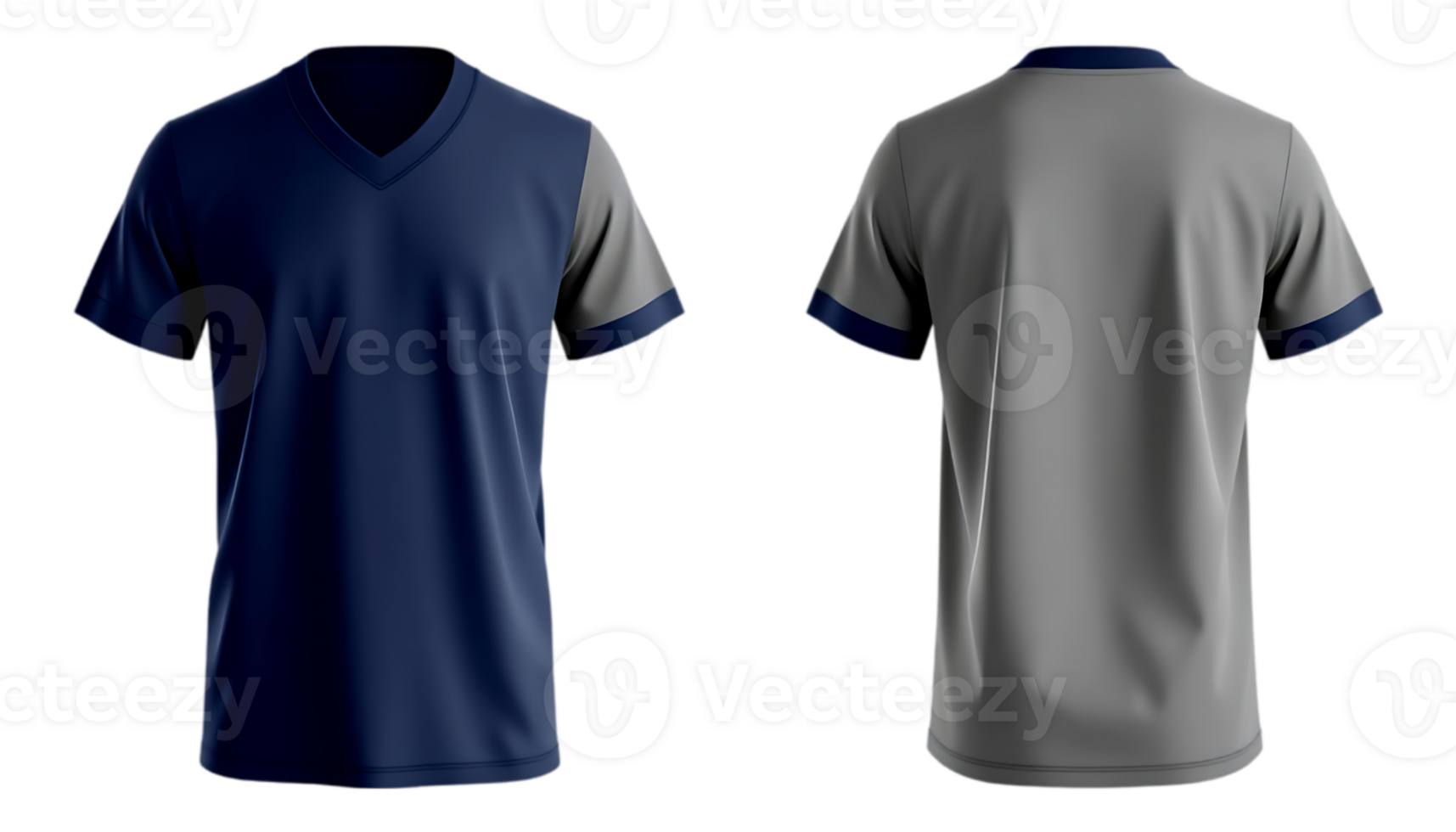 A blue and gray baseball jersey with a white trim png