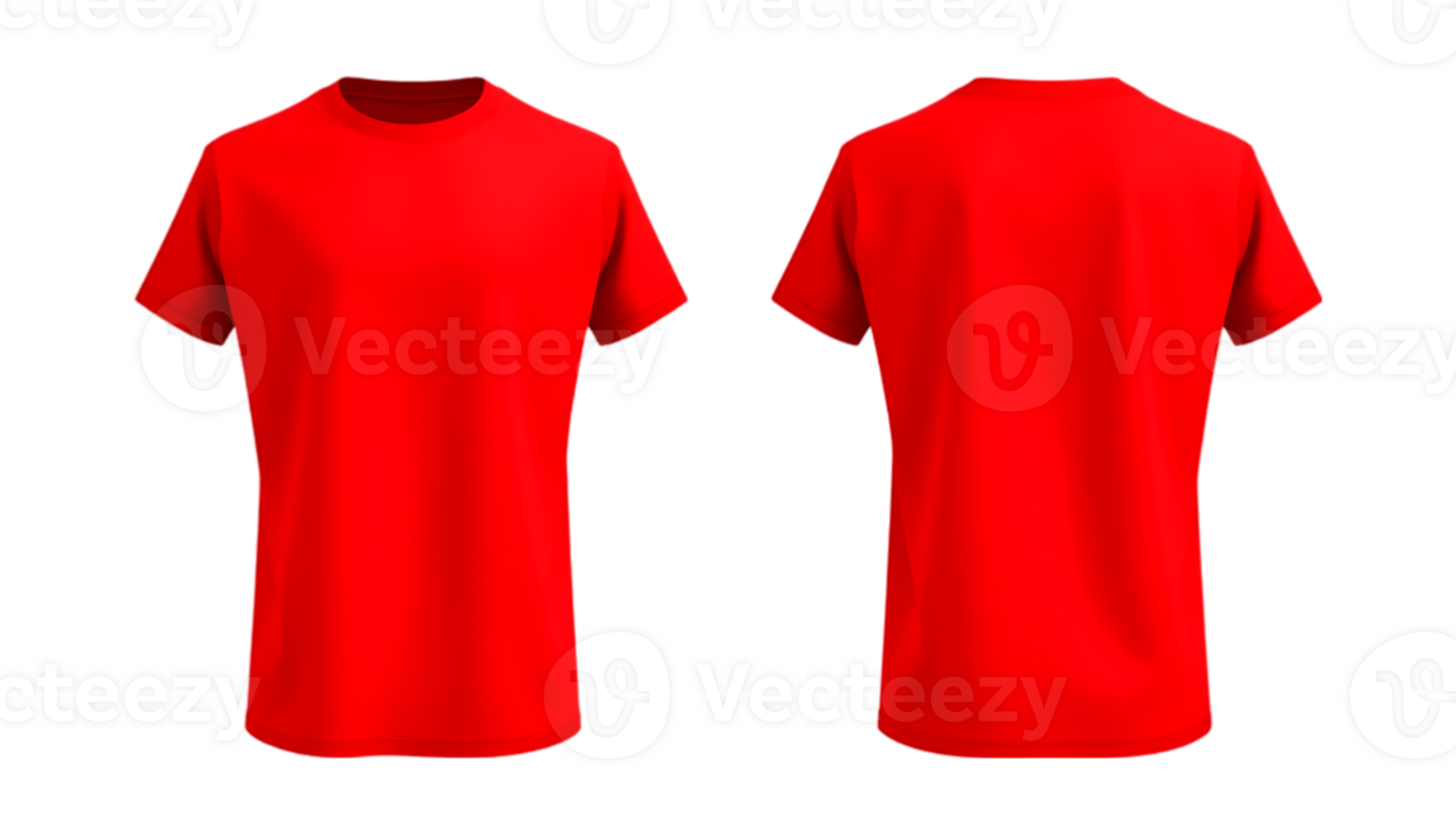 Red t - shirt mockup png
