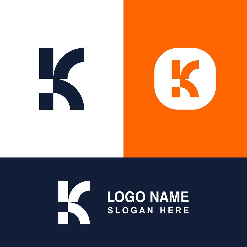 K Logo Vectors, Icons and Graphics. Editable file. vector