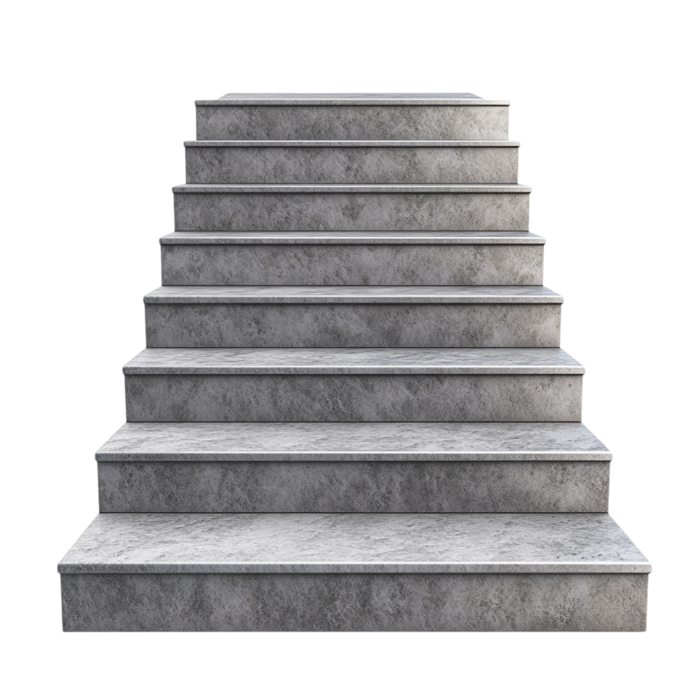A set of stairs that are made of stone png