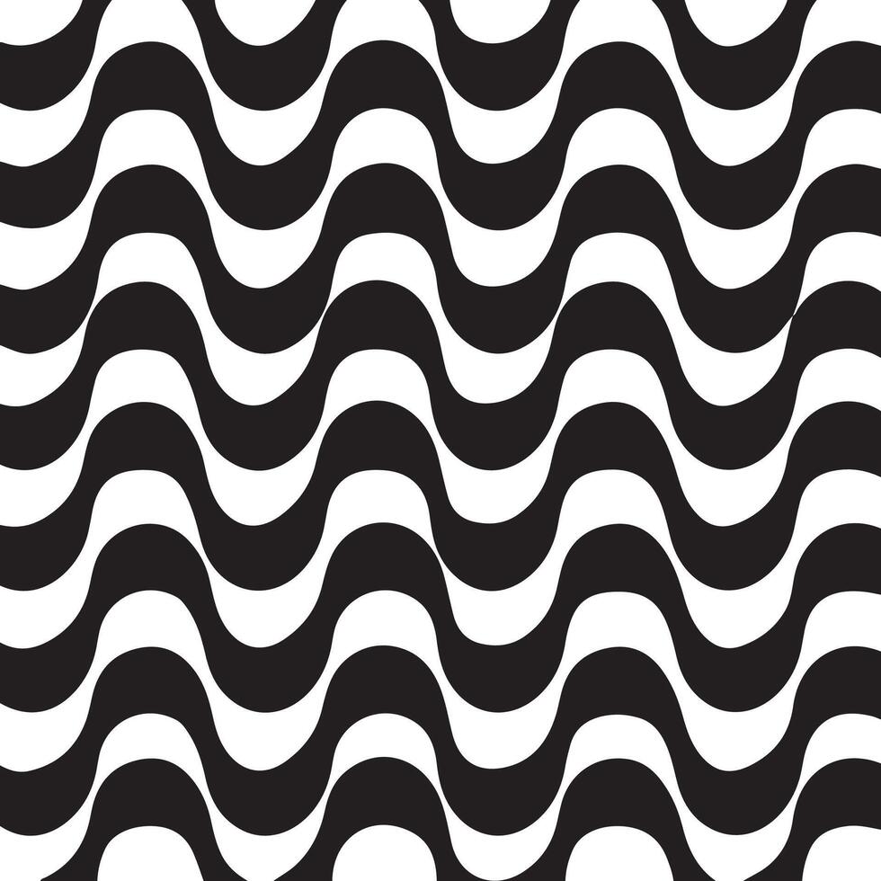 calcadao de copacabana pattern black n white vector