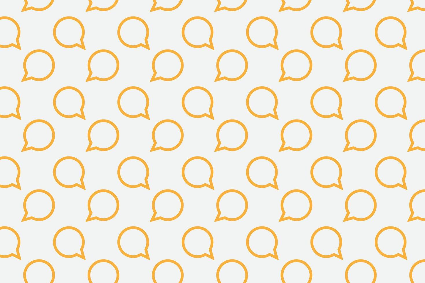Speech bubble pattern . Seamless pattern with yellow speech bubbles . Abstract speech bubble background . illustration vector