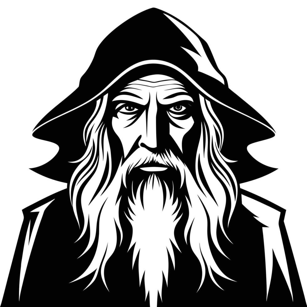 The Shadow Seer of Ancient Mysteries vector