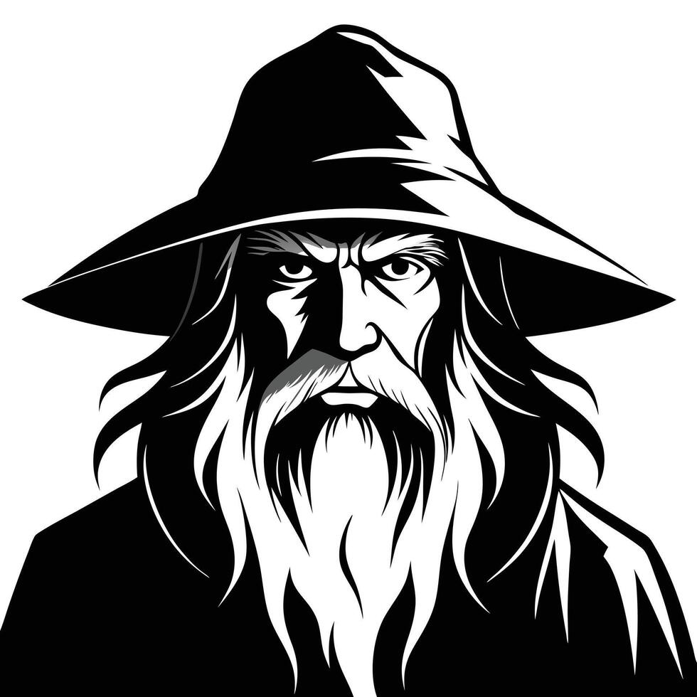 The Enigmatic Wizard vector