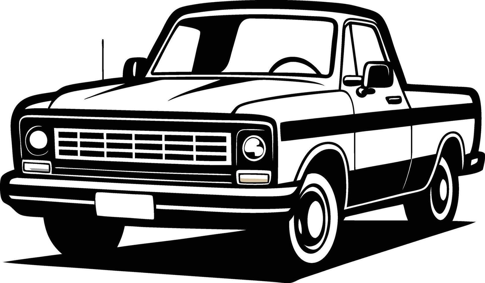 Pickup Truck Design vector