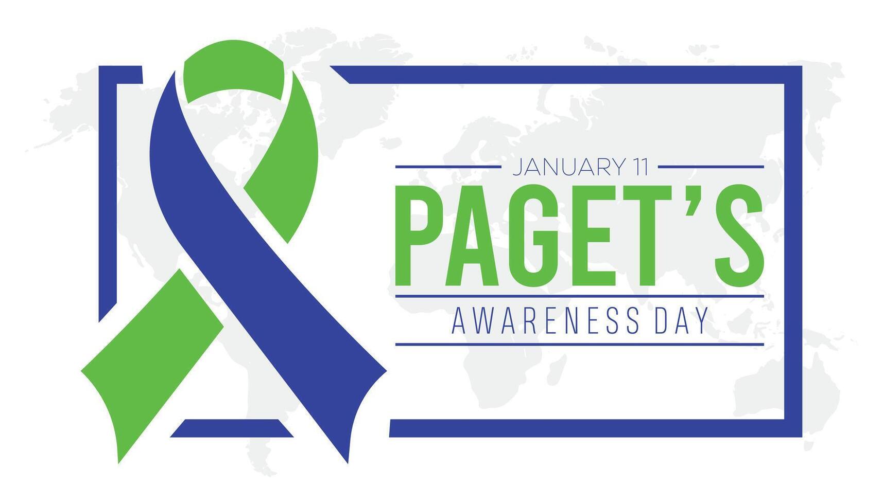 Paget s Awareness Day observed each year during January. Healthcare Medical Awareness concept. template for banner, greeting card, poster with background. vector